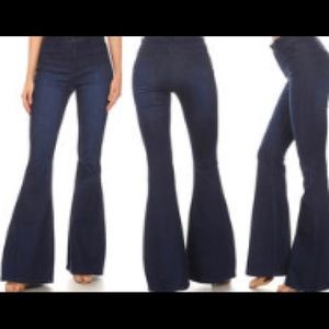 High waist denim dark wash Jeans